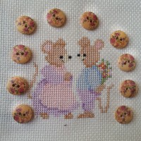 boton redondo de madera